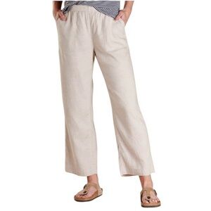 Toad & Co Taj Hemp Blend Pants Size Oatmeal Gorpcore Granola Girl
